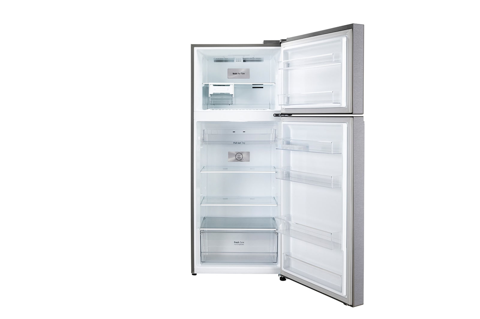 LG-GL-N422SDSY-Refrigerators-Front-View-Bottom-Door-Open