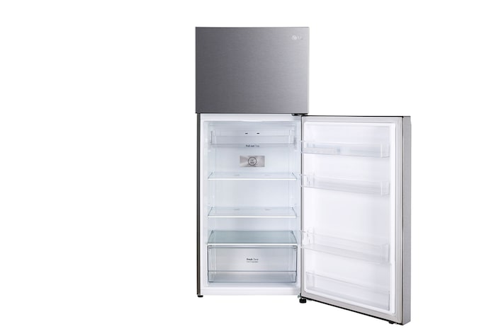 LG-GL-N422SDSY-Refrigerators-Front-View-Bottom-Door-Open