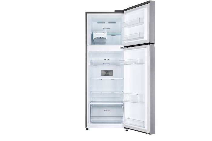 LG 246L, Double Door Refrigerator with Multi-Air Flow, Auto Smart Connect™, Express Freeze in PET Finish, 3-Star, GL-S262SDSX