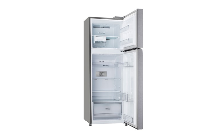 LG 246L, Double Door Refrigerator with Multi-Air Flow, Auto Smart Connect™, Express Freeze in PET Finish, 3-Star, GL-S262SDSX