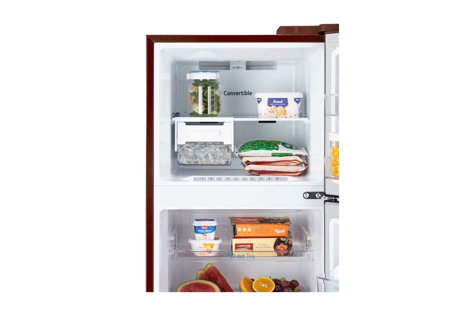 LG  GL-S262SSLX Refrigerators Refrigerator Front Top Door open View