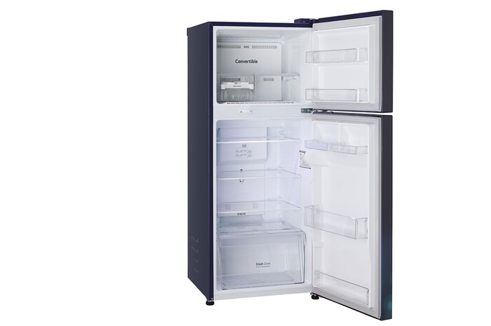 LG 240L Double Door Refrigerator, MOIST ‘N’ FRESH, Blue Charm Finish, 2 Star, GL-S292RBCY