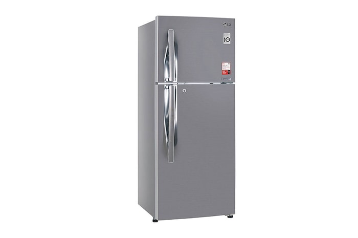 LG 240L Double Door Refrigerator, Convertible, Shiny Steel Finish, 2 Star, GL-S292RPZY
