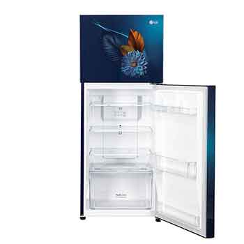 LG-GL-S292SBWY-Refrigerators-Front-View-Top-Door-Open-Without-Content