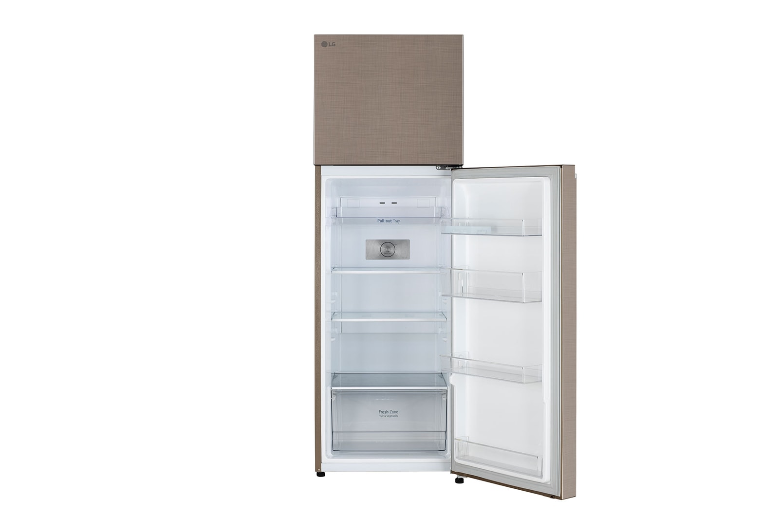 LG-GL-S312SFSX-Refrigerators-Front-View-Top-Door-Open