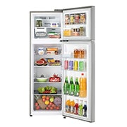 LG 272L Double Door Refrigerator, Convertible, Multi Air Flow, Shiny Steel, 2 Star, GL-S312SPZY