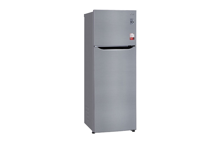 LG 288L Double Door Refrigerator, Smart Inverter Compressor, Convertible, Shiny Steel Finish, 2 Star, GL-S322SPZY