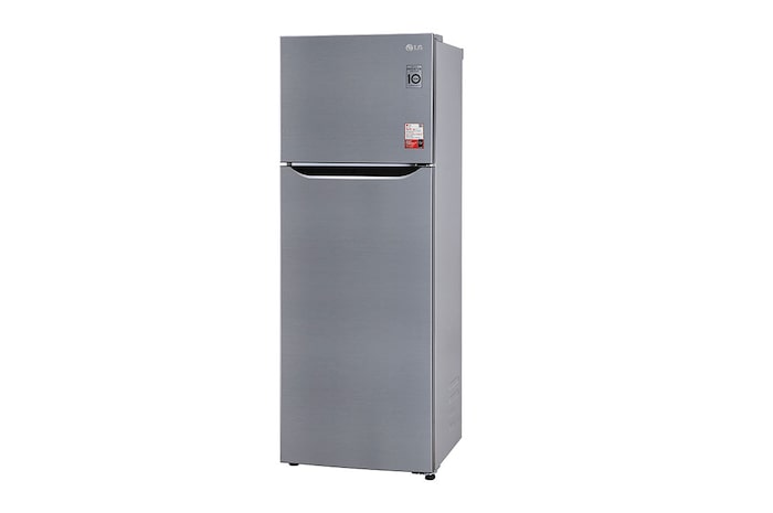 LG 288L Double Door Refrigerator, Smart Inverter Compressor, Convertible, Shiny Steel Finish, 2 Star, GL-S322SPZY