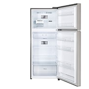 340 Litres Frost Free Refrigerator With Smart Inverter Compressor, Convertible Fridge, Smart Diagnosis™, Auto Smart Connect™, MOIST ‘N’ FRESH GL-S342SUSY Front View Bottom Door Open