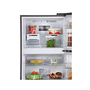 340 Litres Frost Free Refrigerator With Smart Inverter Compressor, Convertible Fridge, Smart Diagnosis™, Auto Smart Connect™, MOIST ‘N’ FRESH GL-S342SUSY Front View Door Open Without Content