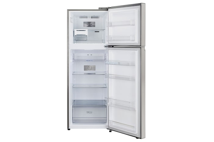 GL-S382SUSY Double Door Refrigerator Front View Open Door without Content
