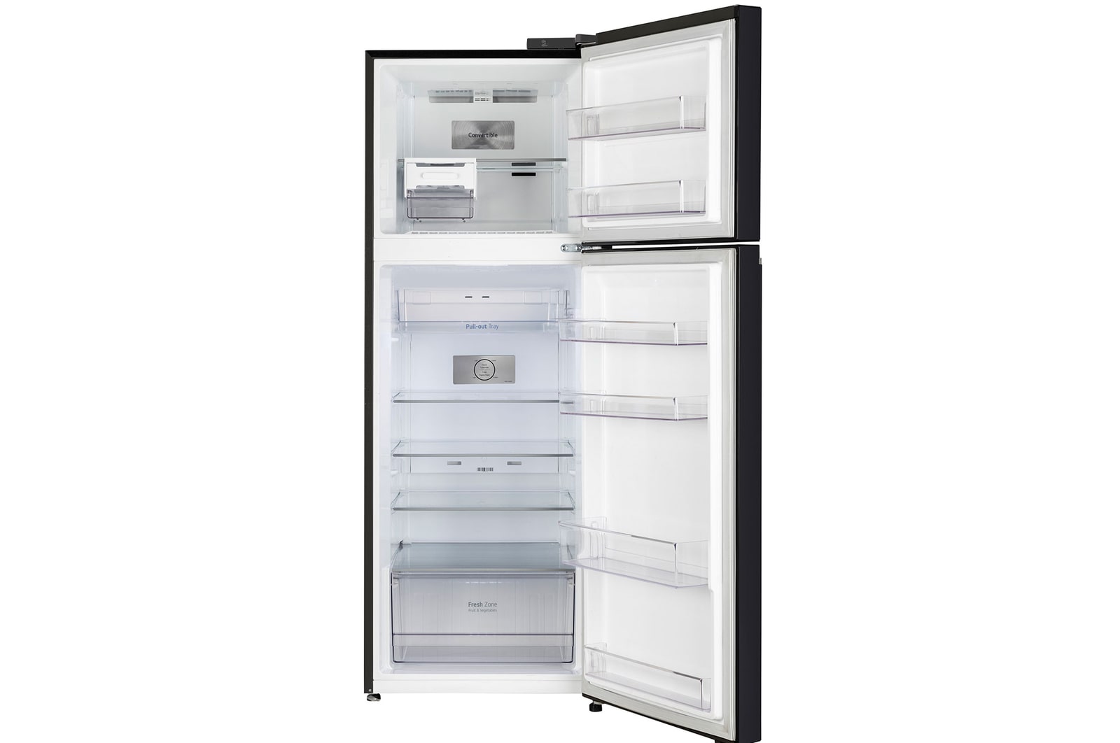 front open view without food