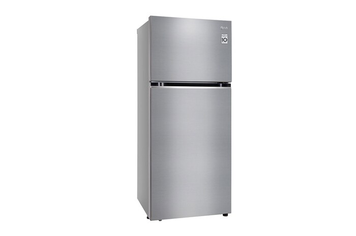 LG 380L Double Door Refrigerator, Convertible, Smart Diagnosis™, Shiny Steel Finish, 2-Star, GL-S412SPZY