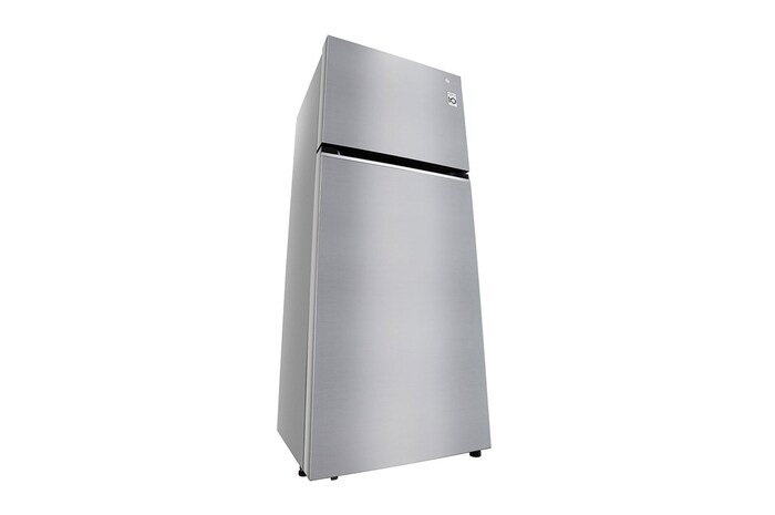 LG 380L Double Door Refrigerator, Convertible, Smart Diagnosis™, Shiny Steel Finish, 2-Star, GL-S412SPZY