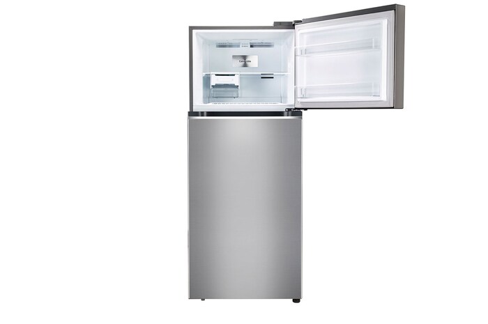 LG 380L Double Door Refrigerator, Convertible, Smart Diagnosis™, Shiny Steel Finish, 2-Star, GL-S412SPZY