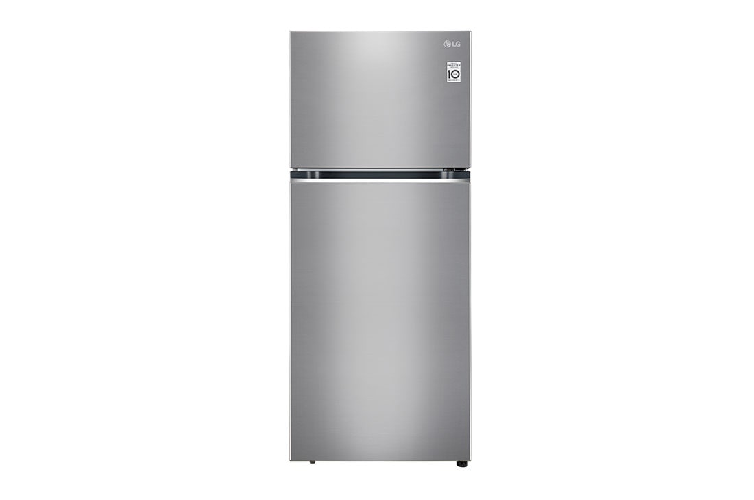 LG 380L, 2 Star, Smart Inverter Compressor, Convertible,  Shiny Steel Finish, Frost-Free Double Door Refrigerator, GL-S412SPZY