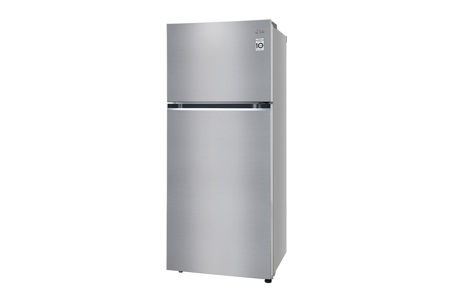 LG 380L, Double Door Refrigerator Smart Inverter Compressor, Moist ‘N’ Fresh, Convertible in Shiny Steel Finish, 2-Star, GL-S412SPZY