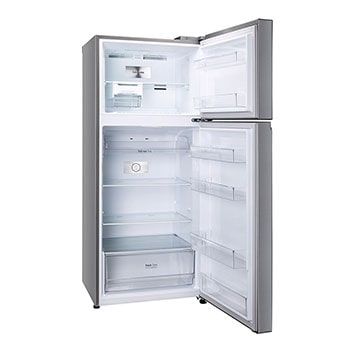 LG 380L Double Door Refrigerator, Convertible, Smart Diagnosis™, Shiny Steel Finish, 2-Star, GL-S412SPZY