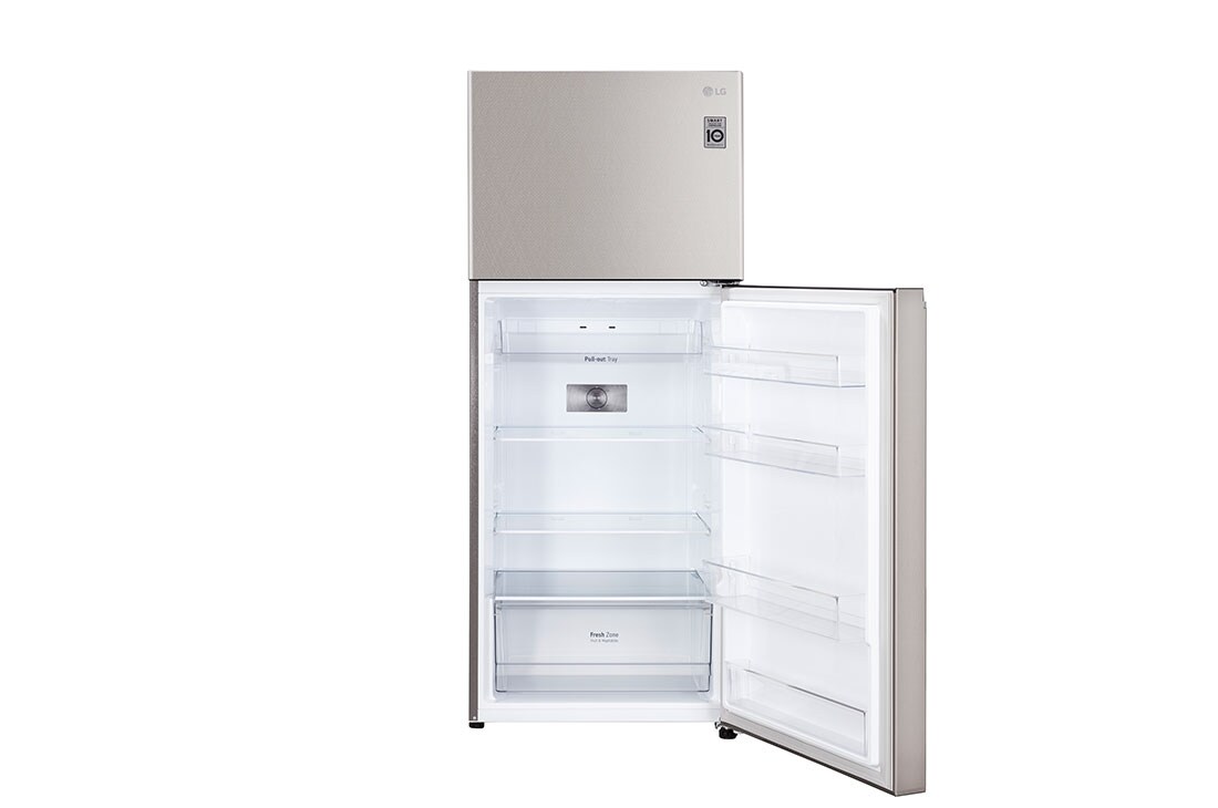 LG 380L Double Door Refrigerator , Convertible ,Smart Diagnosis ,Urban Steel Finish 2, GL-S412SUSY