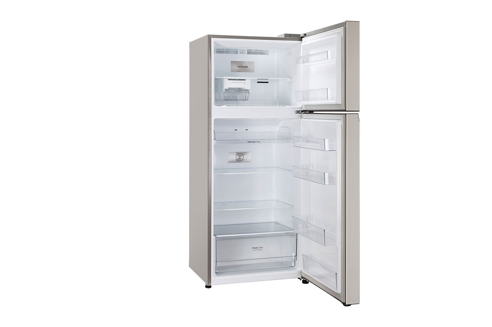 LG 380L Double Door Refrigerator , Convertible ,Smart Diagnosis ,Urban Steel Finish 2, GL-S412SUSY