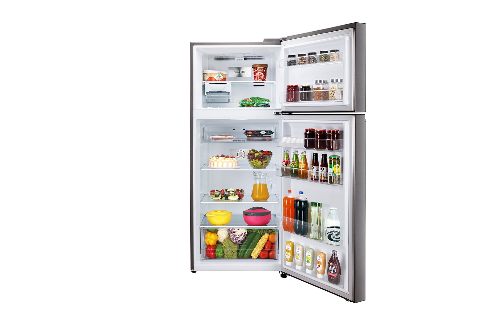 LG  GL-S422SPZX  Refrigerators-Front-View-Door-Open-Without-Content