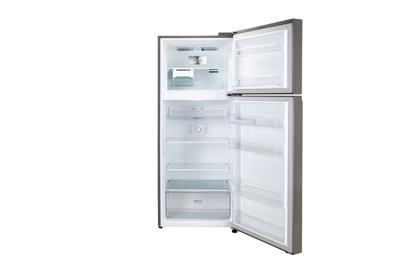LG  GL-S422SPZX  Refrigerators-Front-View-Bottom-Door-Open