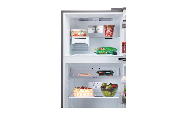 LG GL-S422SPZX -Refrigerators-Front-View-Top-Door-Open