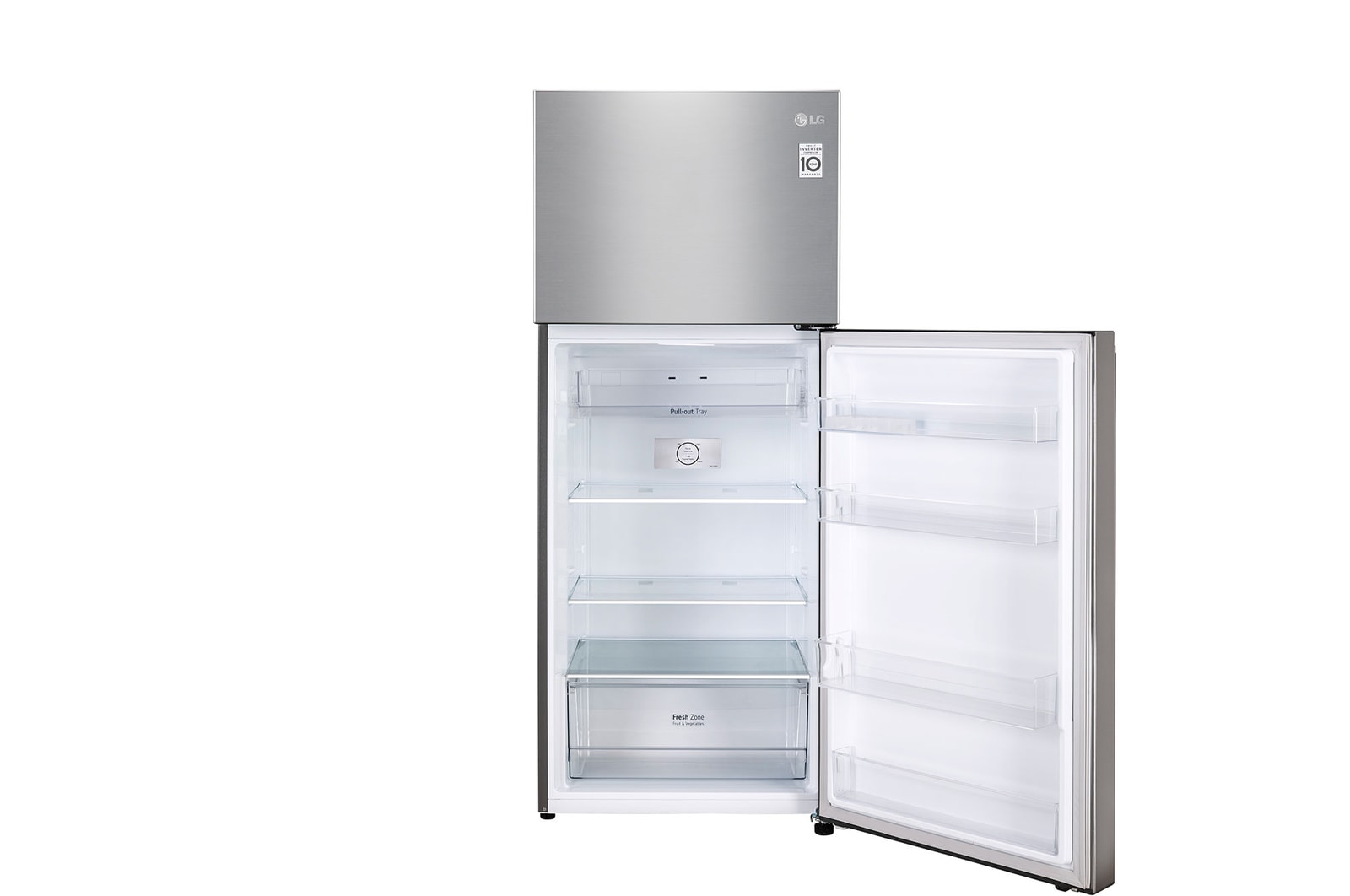 LG  GL-S422SPZX -Refrigerators-Left-View-Door-Open-Without-Content