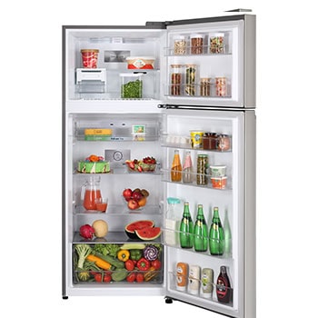 GL-S422SUSY-Refrigerators-Front-View-Door-Open-Without-Content