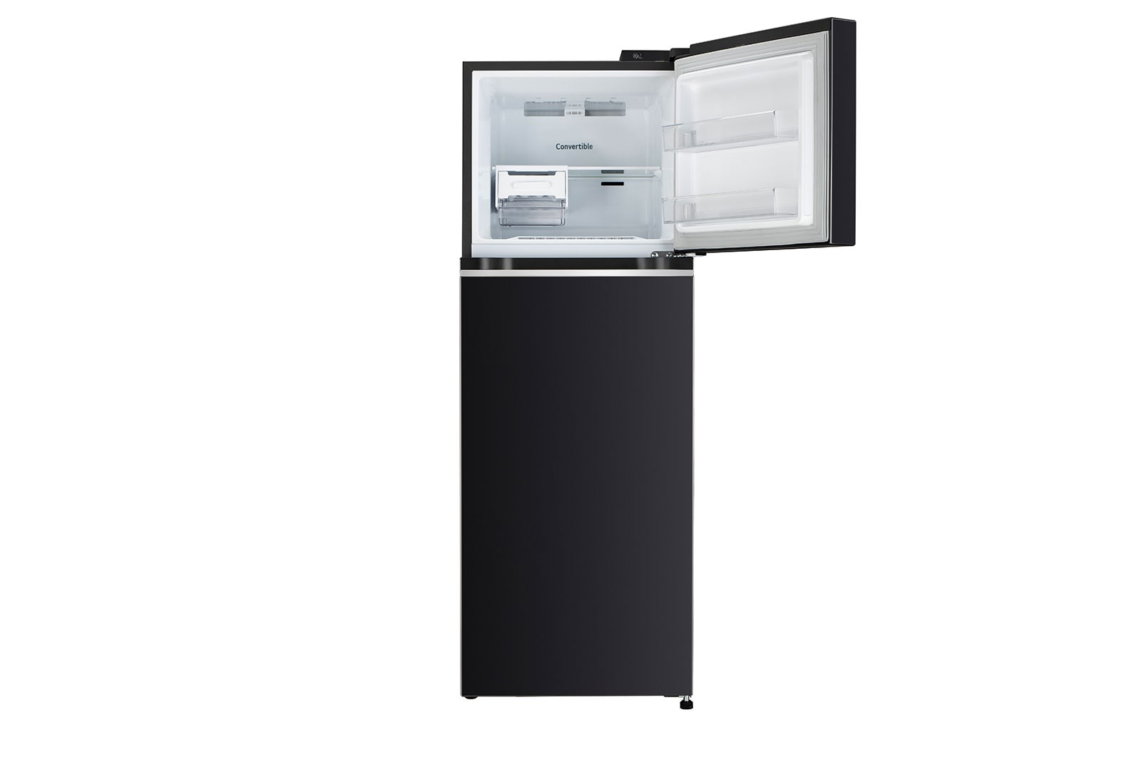 LG 246L, 3 Star, Smart Inverter Compressor, Convertible, DoorCooling+™, Smart Diagnosis™, Ebony Sheen Finish, Frost-Free Double Door Refrigerator, GL-T262TESX