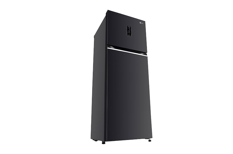 LG 246L Double Door Refrigerator, Convertible, DoorCooling+™, Ebony Sheen Finish, 3 Star, GL-T262TESX