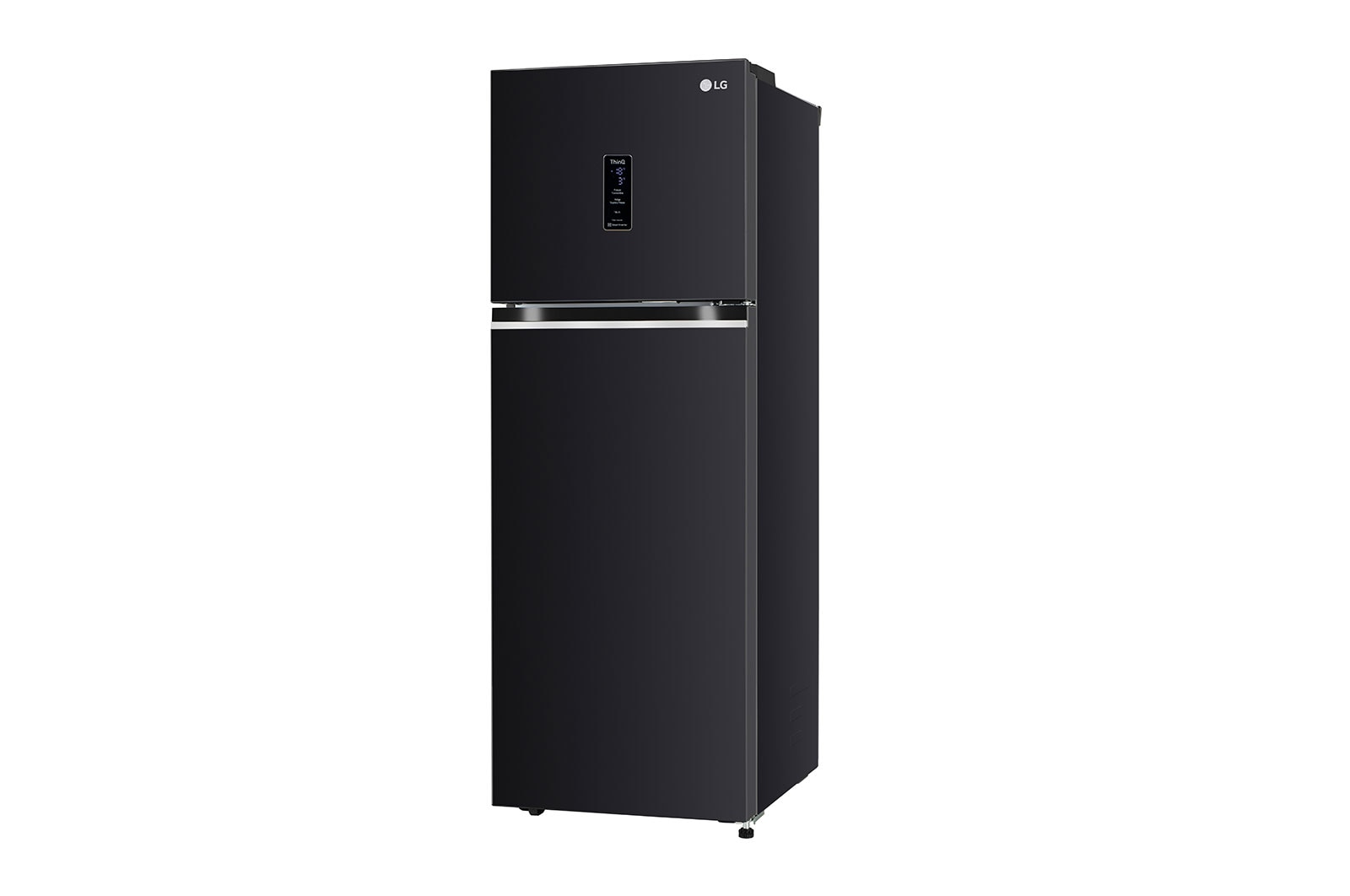 LG 246L, 3 Star, Smart Inverter Compressor, Convertible, DoorCooling+™, Smart Diagnosis™, Ebony Sheen Finish, Frost-Free Double Door Refrigerator, GL-T262TESX