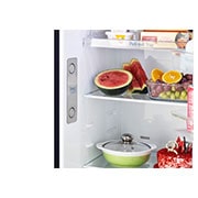 LG 272L, 3 Star, Smart Inverter Compressor, Convertible, DoorCooling+™, Smart Diagnosis™, Ebony Sheen Finish, Frost-Free Double Door Refrigerator, GL-T312TESX