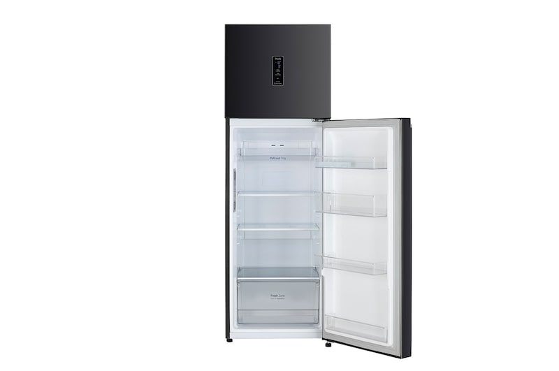LG 272L Double Door Refrigerator, Wi-Fi Convertible, Door Cooling+™, Ebony Sheen Finish, 3 Star, GL-T312TESX