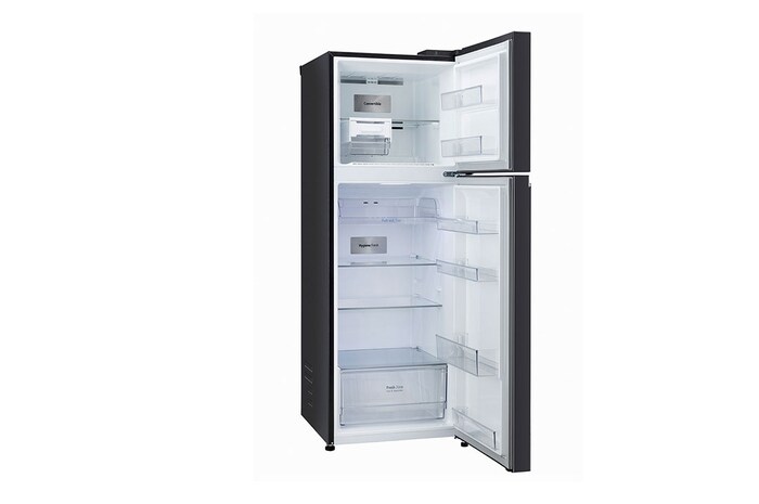 LG 343L Double Door Refrigerator, Smart Inverter Compressor, Convertible, Door Cooling™, Ebony Sheen, 3 Star, GL-T382TESX
