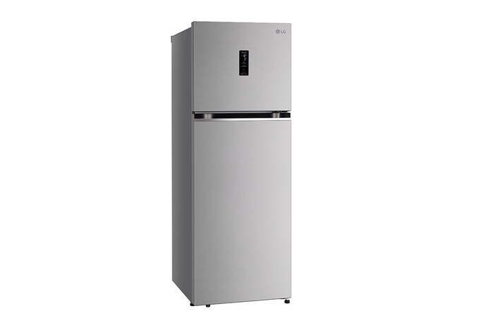 LG 343L Double Door Refrigerator, Wi-Fi Convertible, Door Cooling™, Shiny Steel Finish, 3 Star, GL-T382TPZX