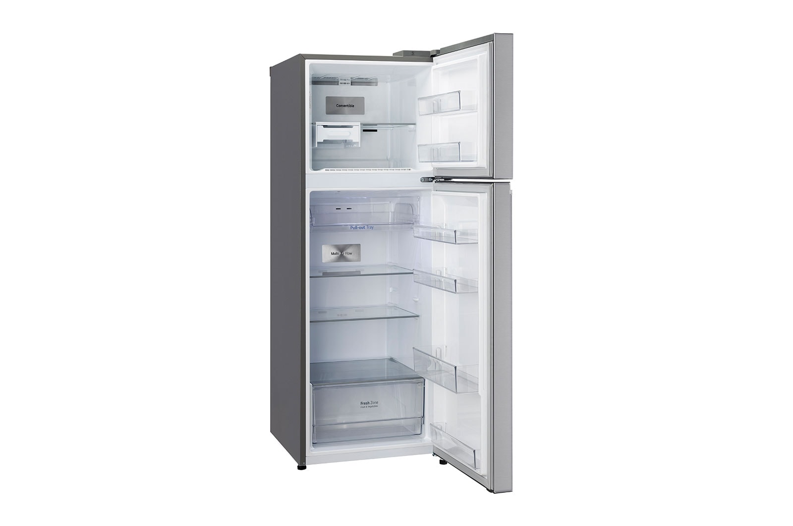 LG 343L, 3 Star, Smart Inverter Compressor, Convertible, Door Cooling™, Shiny Steel Finish, Frost-Free Double Door Refrigerator, GL-T382TPZX