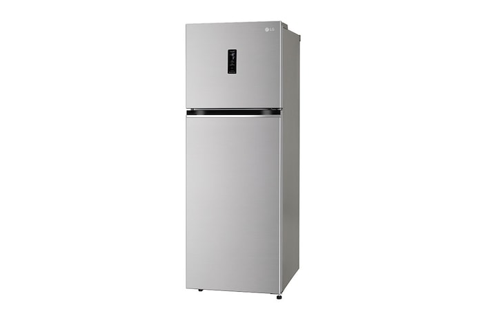 LG 343L Double Door Refrigerator, Wi-Fi Convertible, Door Cooling™, Shiny Steel Finish, 3 Star, GL-T382TPZX