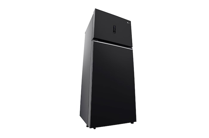 LG  LG 380L  Double Door Refrigerator  , Wi-Fi Convertible   Door Cooling™, Ebony Sheen Finish, 3 Star, GL-T412VESX