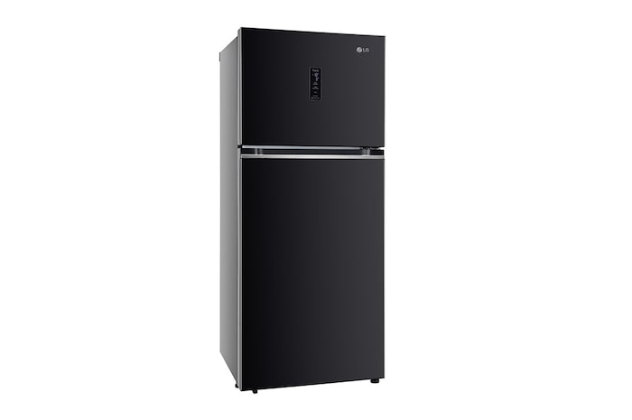 LG  LG 380L  Double Door Refrigerator  , Wi-Fi Convertible   Door Cooling™, Ebony Sheen Finish, 3 Star, GL-T412VESX