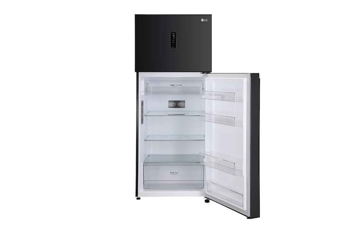 LG  LG 380L  Double Door Refrigerator  , Wi-Fi Convertible   Door Cooling™, Ebony Sheen Finish, 3 Star, GL-T412VESX