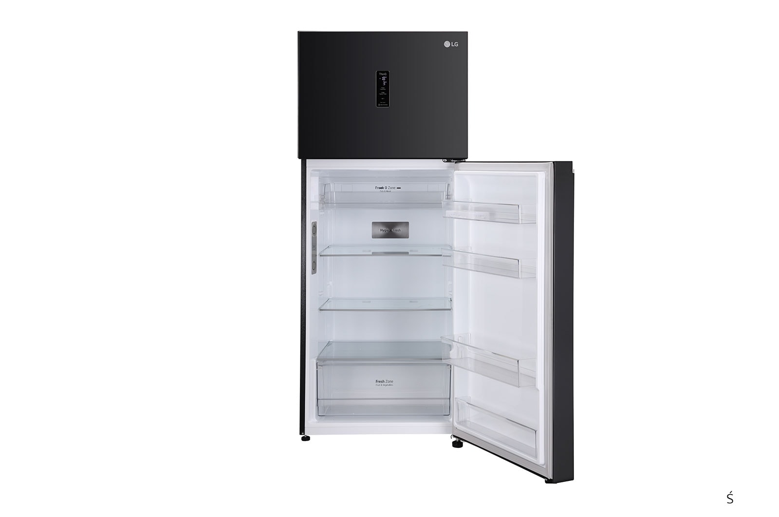 LG  LG 380L  Double Door Refrigerator  , Wi-Fi Convertible   Door Cooling™, Ebony Sheen Finish, 3 Star, GL-T412VESX