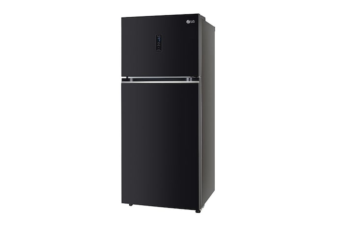 LG  LG 380L  Double Door Refrigerator  , Wi-Fi Convertible   Door Cooling™, Ebony Sheen Finish, 3 Star, GL-T412VESX