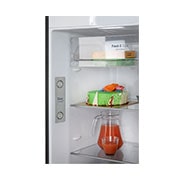 LG  LG 380L  Double Door Refrigerator  , Wi-Fi Convertible   Door Cooling™, Ebony Sheen Finish, 3 Star, GL-T412VESX
