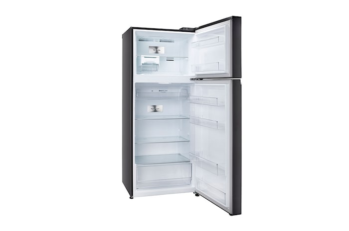 LG  LG 380L  Double Door Refrigerator  , Wi-Fi Convertible   Door Cooling™, Ebony Sheen Finish, 3 Star, GL-T412VESX