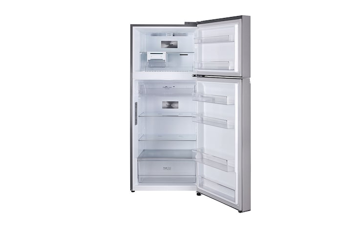 LG 380L Double Door Refrigerator, Convertible, Wi-Fi, Door Cooling™, Shiny Steel Finish, 3 Star, GL-T412VPZX