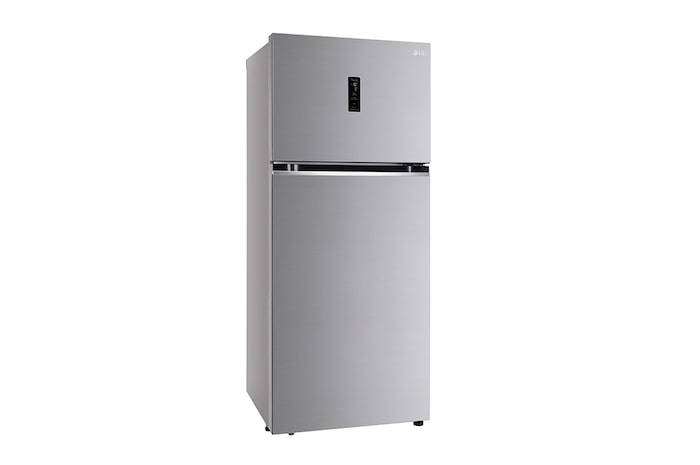 LG 380L Double Door Refrigerator, Convertible, Wi-Fi, Door Cooling™, Shiny Steel Finish, 3 Star, GL-T412VPZX