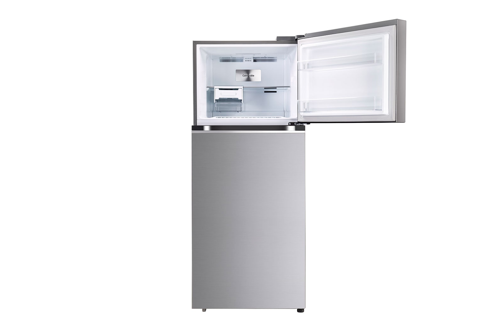 LG 380L, 3 Star, Smart Inverter Compressor, Convertible, Wi-Fi, Door Cooling™, Shiny Steel Finish, Frost-Free Double Door Refrigerator, GL-T412VPZX