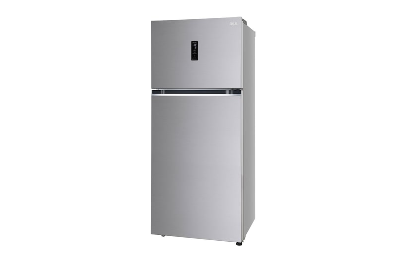 LG 380L Double Door Refrigerator, Convertible, Wi-Fi, Door Cooling™, Shiny Steel Finish, 3 Star, GL-T412VPZX