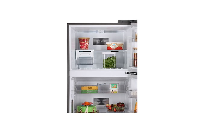 LG 380L Double Door Refrigerator, Convertible, Wi-Fi, Door Cooling™, Shiny Steel Finish, 3 Star, GL-T412VPZX